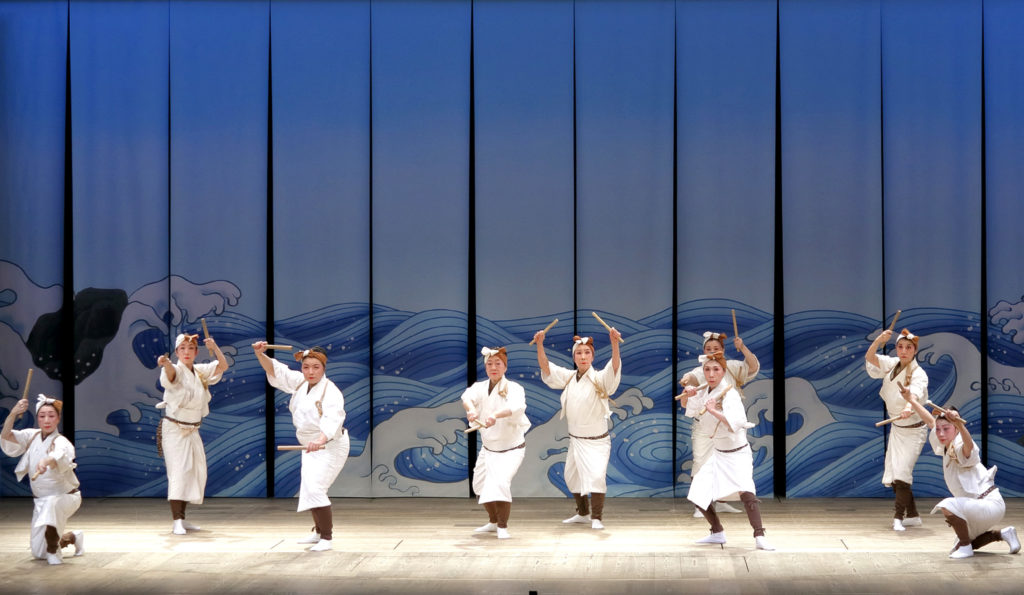 第二回 西崎流若葉会 日本舞踊公演｜みんよう 温故知新 ～二代目 西崎 緑の世界～『八丈太鼓ばやし』